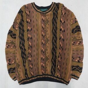 Tundra Men's Crewneck Sweater‎ - Black, Brown, Green
